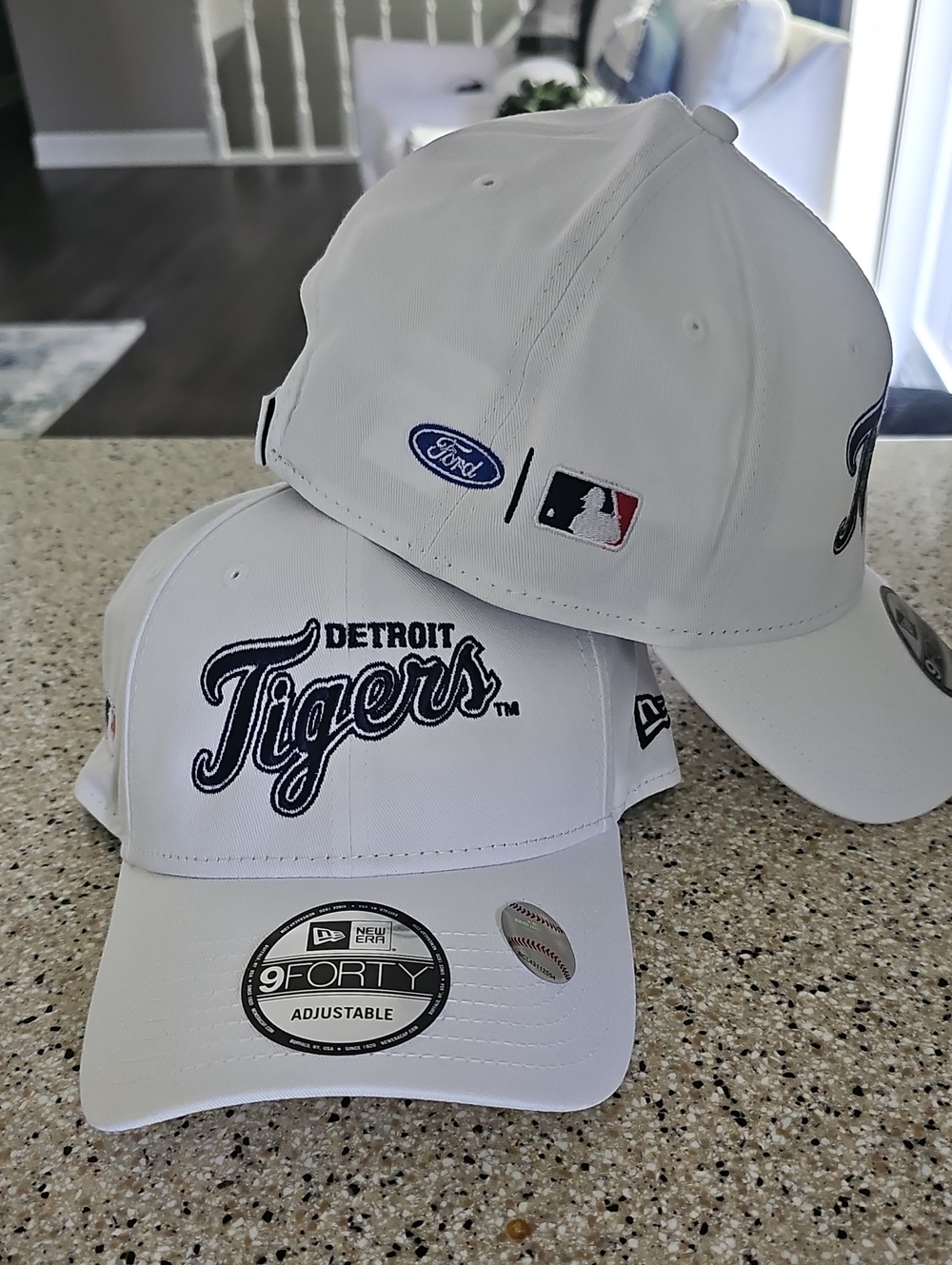 Nwt Detroit Tigers Hat Ford New Era Embroidered White Baseball Hat MLB Cap